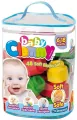 Clemmy Baby. Miękkie klocki dla dzieci. 48 elementów - tantis.pl
