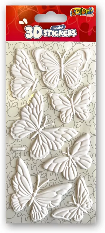 Naklejki 3D Model White Butterflies PENMATE - tantis.pl