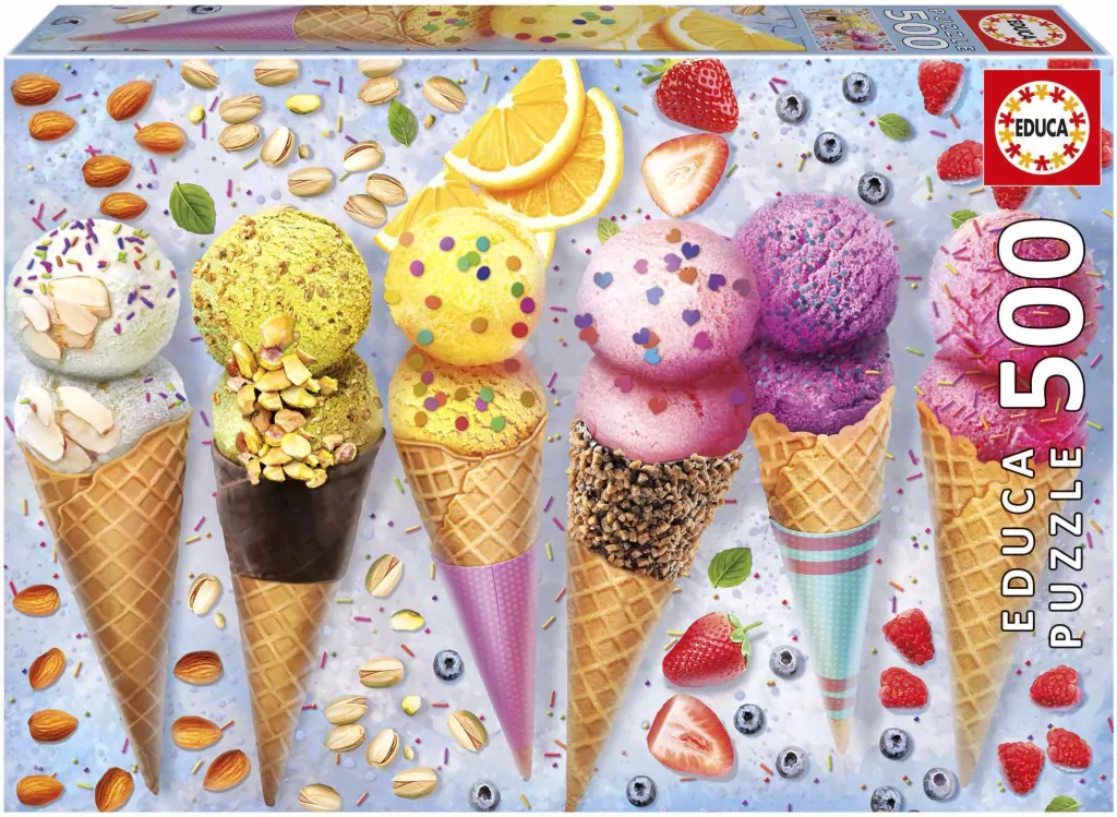 Puzzle 500 Lody w wafelku - tantis.pl