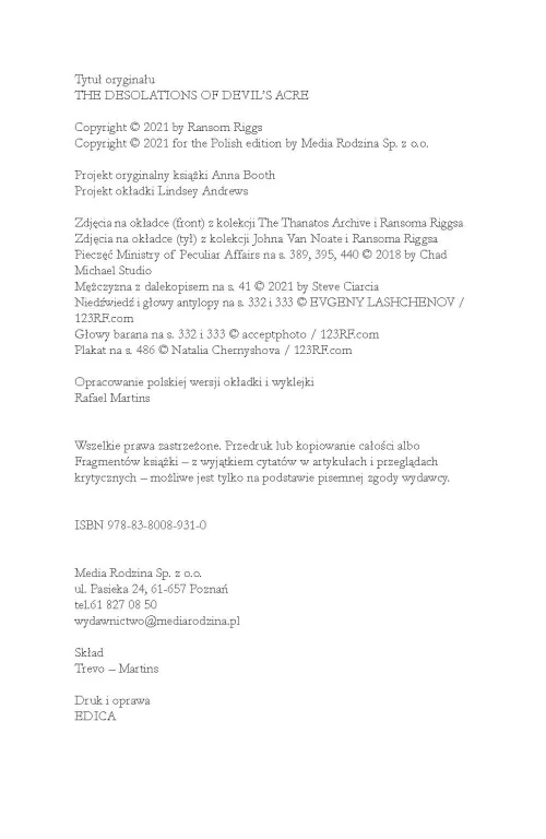 Plagi na Diabelskim Poletku. Osobliwy dom Pani Peregrine. Tom 6 - tantis.pl