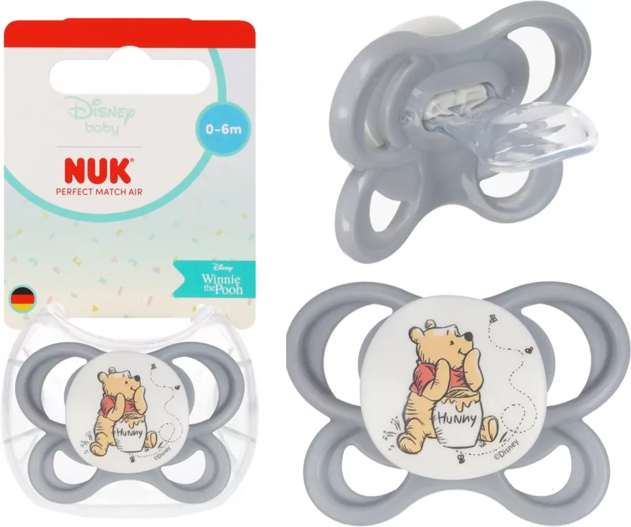 NUK. Perfect Match. Smoczek z silikonowym smoczkiem. Kubu Pop - tantis.pl