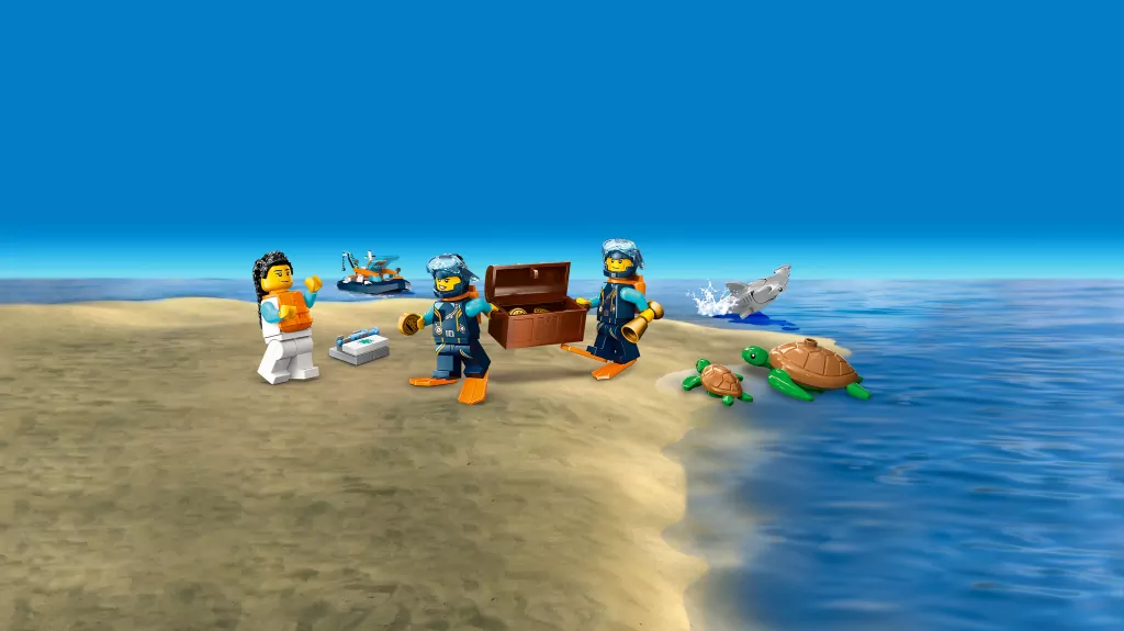 LEGO® City Exploration. Łódź do nurkowania badacza. 60377 - tantis.pl