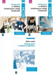 Pakiet: Obsługa gości w obiekcie świadczącym usługi hotelarskie. Kwalifikacja HGT.03. Część 1-2. Podręczniki do nauki zawodu: technik hotelarstwa, pracownik obsługi hotelowej / Obsługa gości w obiekcie hotelarskim. HGT.03. Zbiór zadań