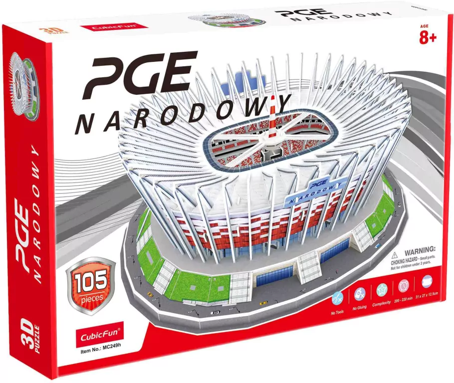 Puzzle 3D 105. PGE Narodowy - tantis.pl