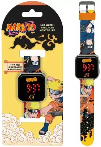 Zegarek LED z kalendarzem Naruto NA00002 - tantis.pl
