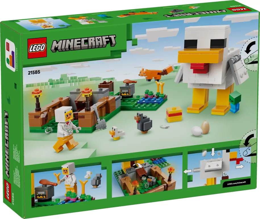 LEGO® Minecraft Farma kurczaków 21585 - tantis.pl