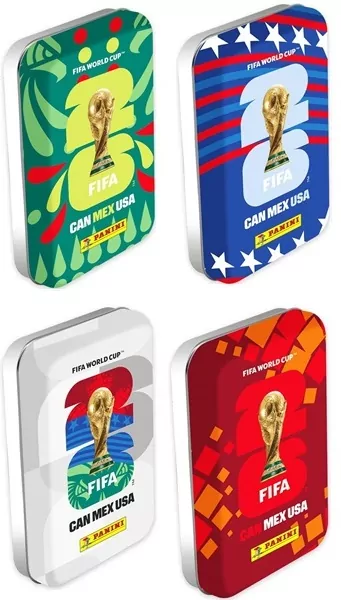 Fifa World Cup 2026 mini puszka z naklejkami - tantis.pl