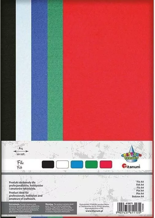 Filc A4 mix Titanum - tantis.pl