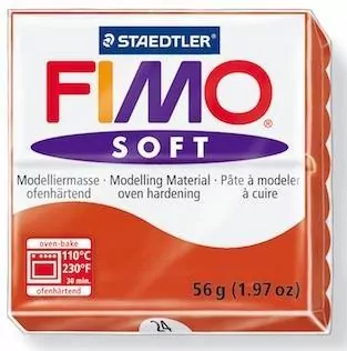 Masa Fimo Soft 56g 24 czerwony - tantis.pl