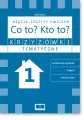 Krzyżówki tematyczne 1 Afazja - Co to? Kto to? ćwiczenia - tantis.pl