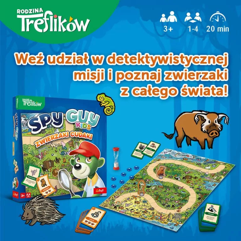 Spy Guy Kids Zwierzaki Cudaki Trefl - tantis.pl