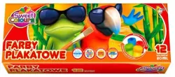 Farby plakatowe 12 kolorów 20ml