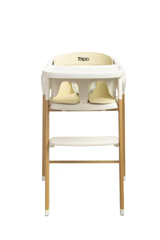 Caretero Krzesełko do karmienia Triplo beige - tantis.pl