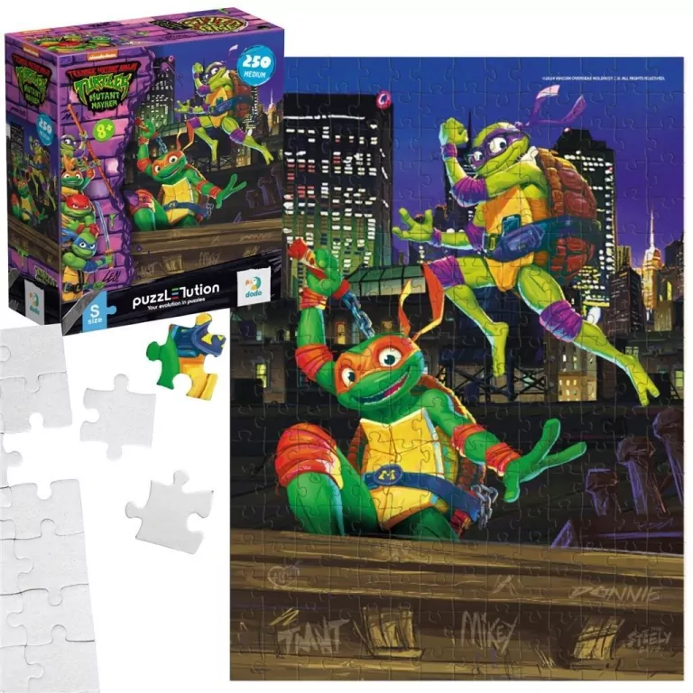 Puzzle 250 MNT. Donatello and Michelangelo - tantis.pl