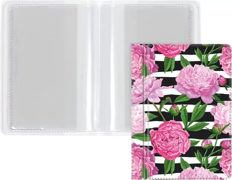 Okładka na dokumenty mini peony - tantis.pl