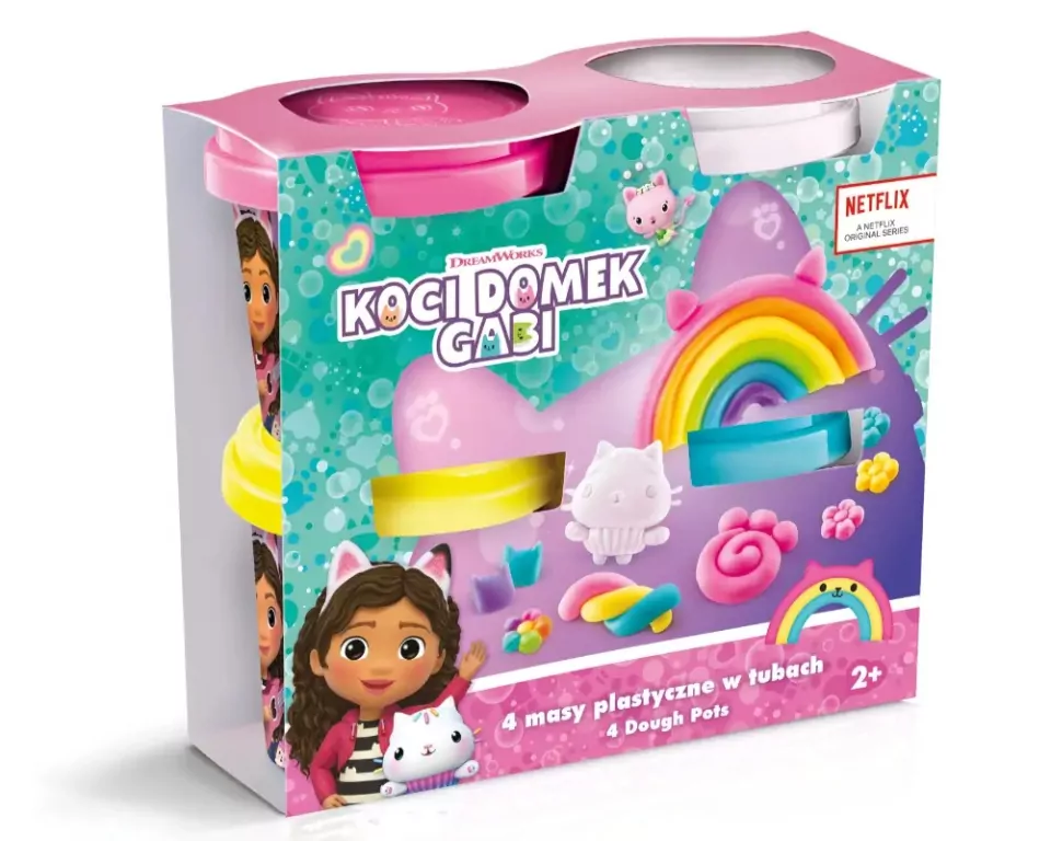 Epee. Koci Domek Gabi 4 masy plastyczne w tubach 60067 - tantis.pl