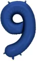 Balon foliowy cyfra 9 86cm granat - tantis.pl
