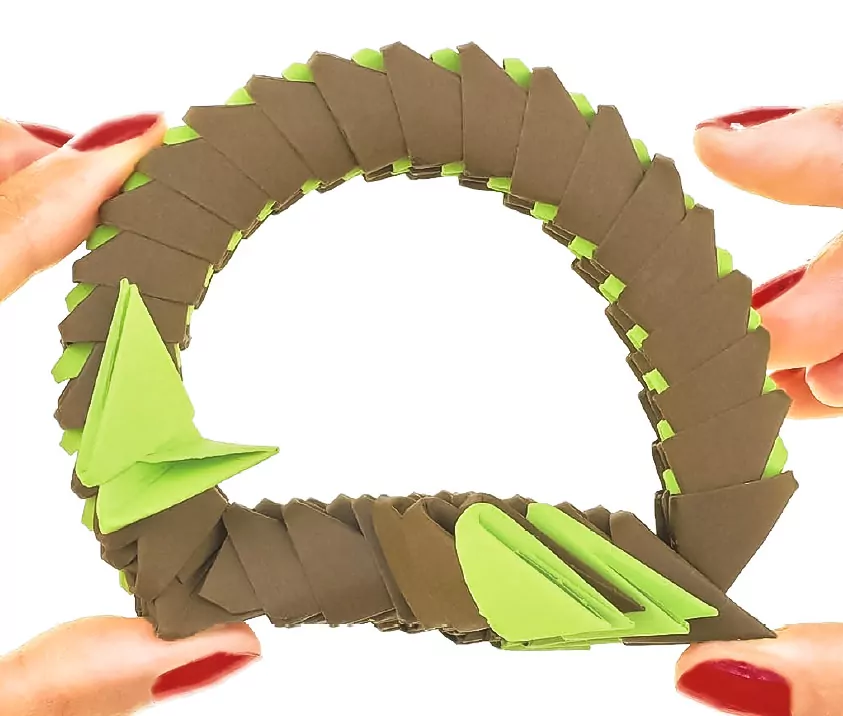 Origami 3D papuga/parrot - tantis.pl