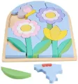 Fisher Price. Drewniane puzzle kwiaty - tantis.pl