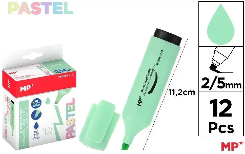 Zakreślacz fluorescencyjny 2-5mm zielony - tantis.pl