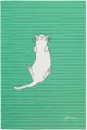 Średni Zeszyt - Feline Fine (Bold Green) - tantis.pl