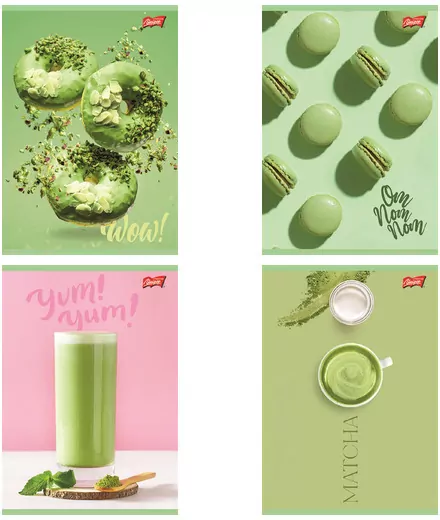 Zeszyt A5/60K kratka Green Delicious (10szt) - tantis.pl