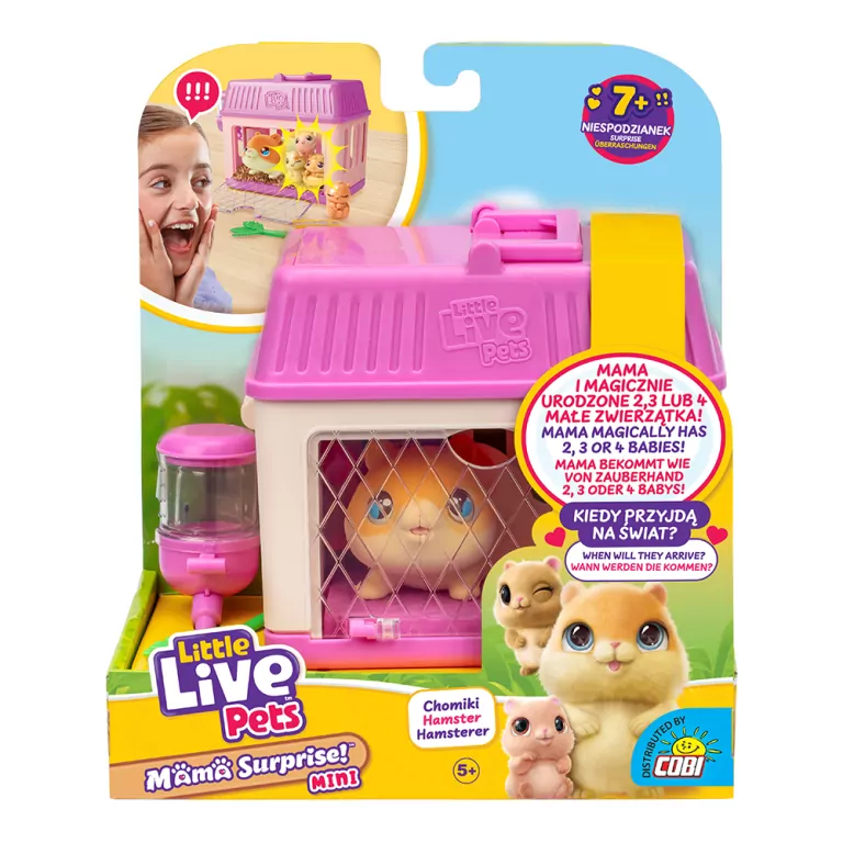 Little Live Pets. Mama surprise mini Chomiczek - tantis.pl