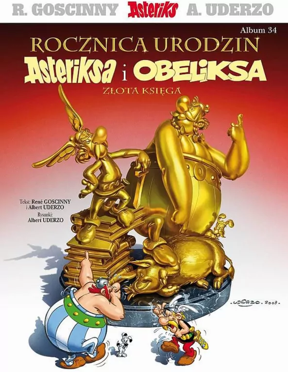 Rocznica urodzin Asteriksa i Obeliksa. Asteriks. Tom 34 - tantis.pl