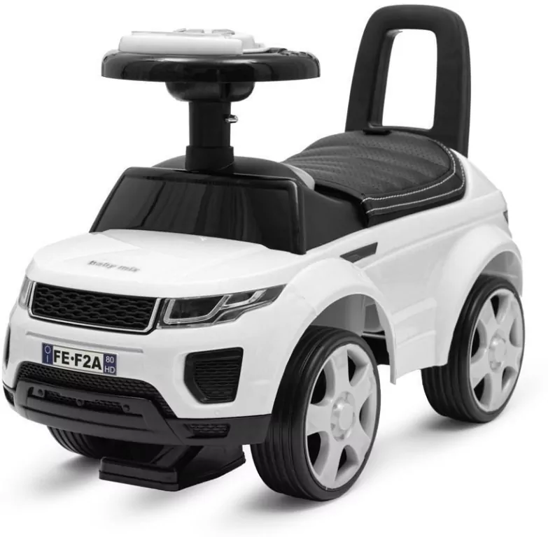 Jeździk SUV ekoskóra Prime biały - tantis.pl