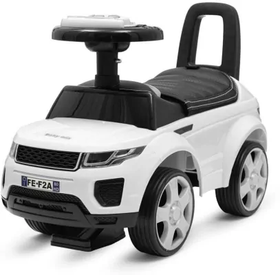 Jeździk SUV ekoskóra Prime biały