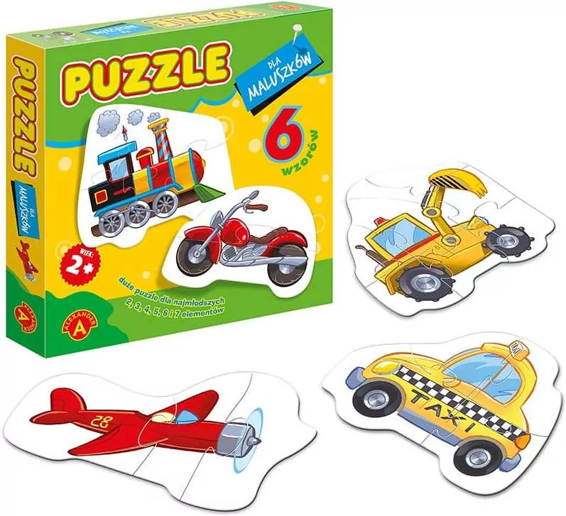 Alexander. Puzzle dla maluszków. Lokomotywa - tantis.pl