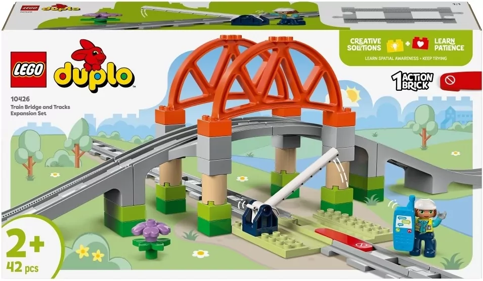 LEGO(R) DUPLO 10426 Most i tory kolejowe - tantis.pl