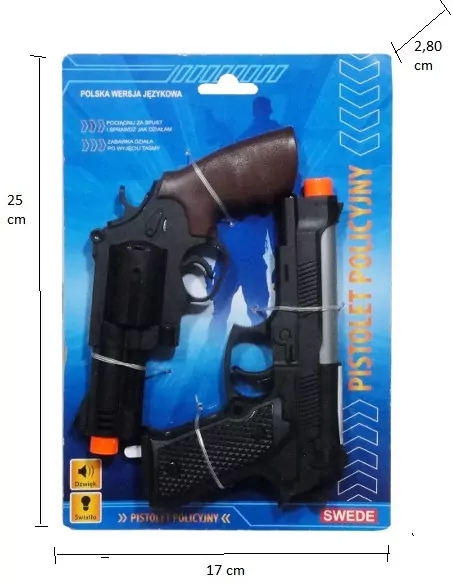 Pistolet policyjny z polskim modułem głosowym - tantis.pl