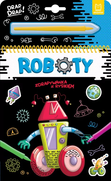 Roboty. Zdrapywanka z rysikiem - tantis.pl