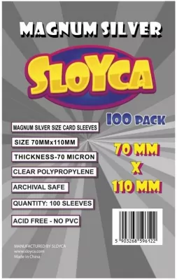 Sloyca. Koszulki Magnum Silver 70x110mm