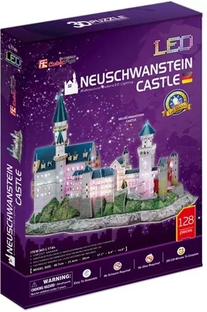 Puzzle 3D. Zamek Neushwastein - tantis.pl