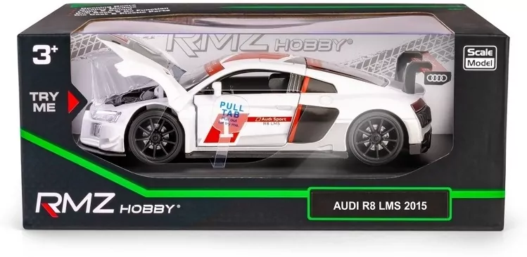 RMZ HOBBY 1:32 Audi R8 LMS 2015 #1 biały - tantis.pl