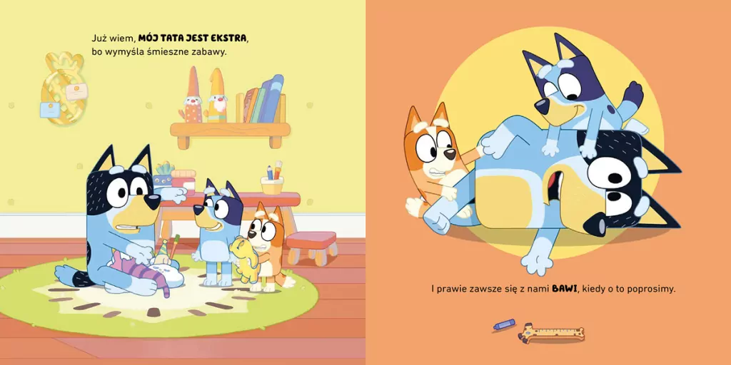 Bluey. Mój tata jest świetny - tantis.pl
