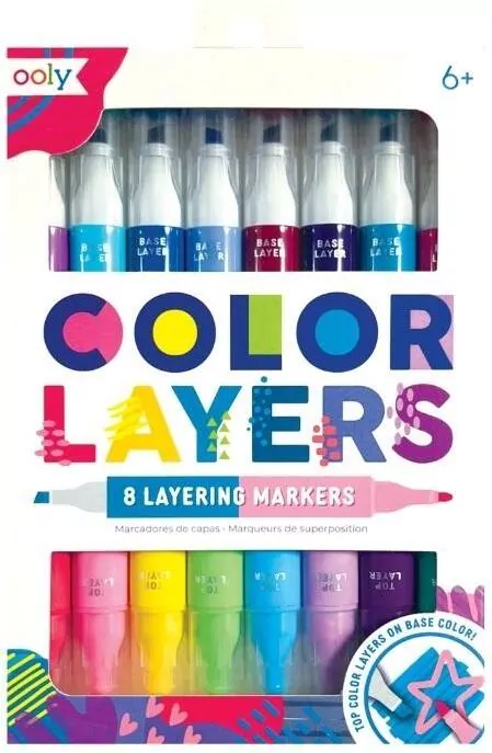 Flamastry dwustronne Color Layers - tantis.pl