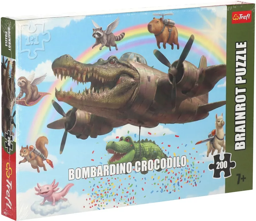 Puzzle 200 BrainRots Bombardino Crocodilo TREFL - tantis.pl