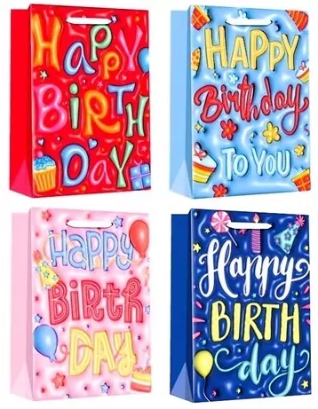 Torebka prezentowa L Birthday - tantis.pl