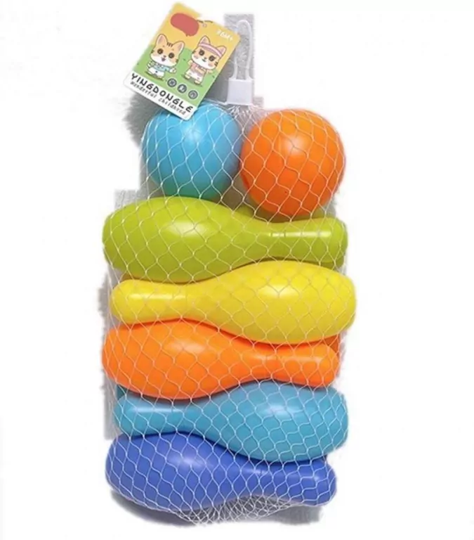 Zestaw do gry w kręgle 20x12x32cm - tantis.pl