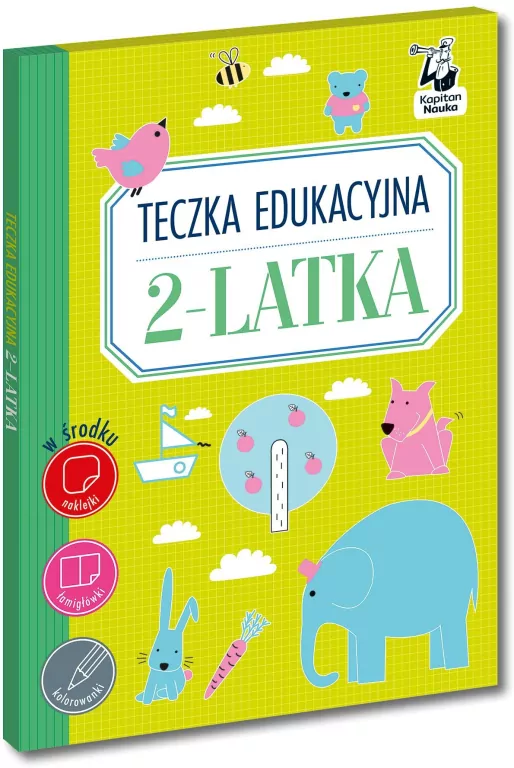 Teczka edukacyjna 2-latka. Kapitan Nauka - tantis.pl