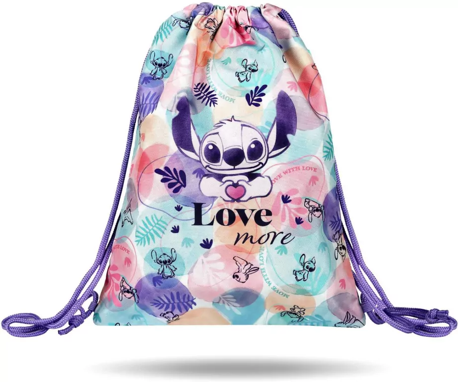 Worek na buty Disney Fashion Stitch Beta pastel - tantis.pl