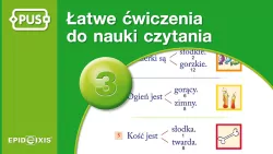 PUS. Łatwe ćwiczenia do nauki czytania. Część 3