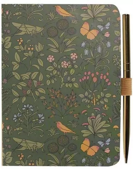 ACS Voysey Notatnik A6 linia z długopisem Ogród - tantis.pl