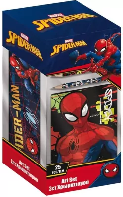 Kolorowanka z piórnikiem Spiderman