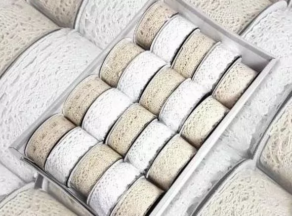 Wstążka ozdobna koronka 30mmx3m - tantis.pl