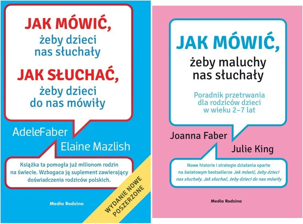 Pakiet: Jak mówić, żeby maluchy nas słuchały / Jak mówić, żeby dzieci nas słuchały - tantis.pl