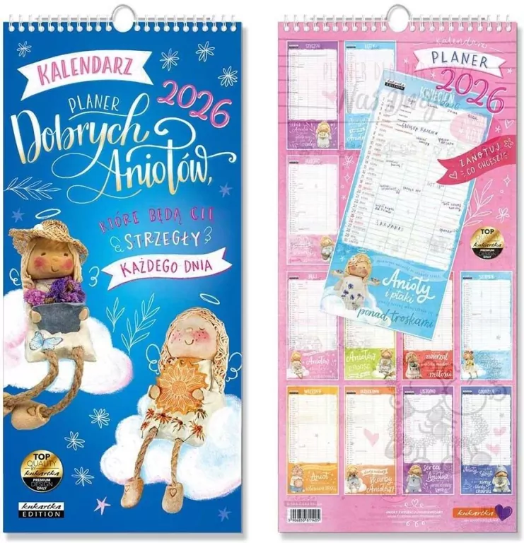 Kalendarz 2026 ścienny planer Dobrych Aniołów - tantis.pl